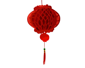 红色大灯笼flas矢量动画